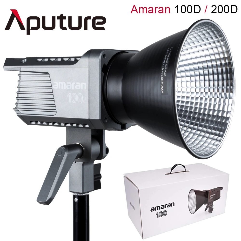Aputure Amaran 100D 200D Video Photography Lighting 6500K 250W CRI 95+ Compatible-Bluetooth App Control DC/AC Power Supply
Aputure Amaran 100D 200D Video Photography Lighting 6500K 250W CRI 95+ Compatible-Bluetooth App Control DC/AC Power Supply