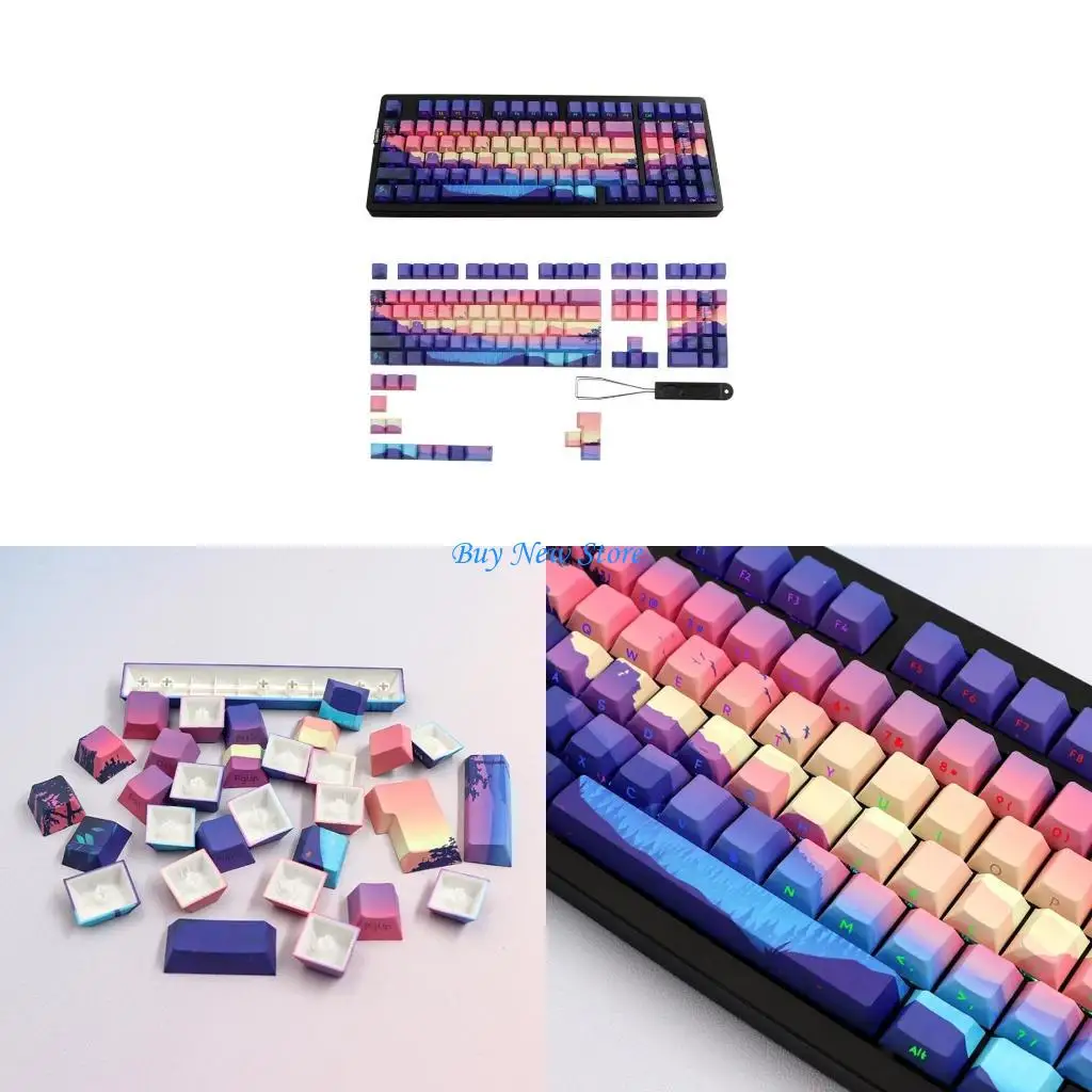 20CE Backlit Keycaps 124 Keys Thermal Sublimation Double Shots Craft Side Engraving
20CE Backlit Keycaps 124 Keys Thermal Sublimation Double Shots Craft Side Engraving