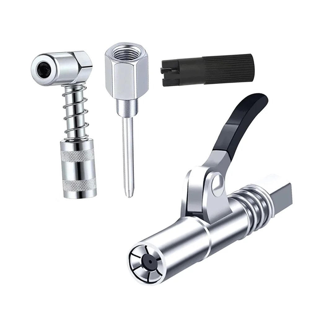 1 Set 10000 PSI Strong Lock Grease Coupler With 90 Degree Grease Coupler Adapter Carbon Steel Accessories
1 Set 10000 PSI Strong Lock Grease Coupler With 90 Degree Grease Coupler Adapter Carbon Steel Accessories