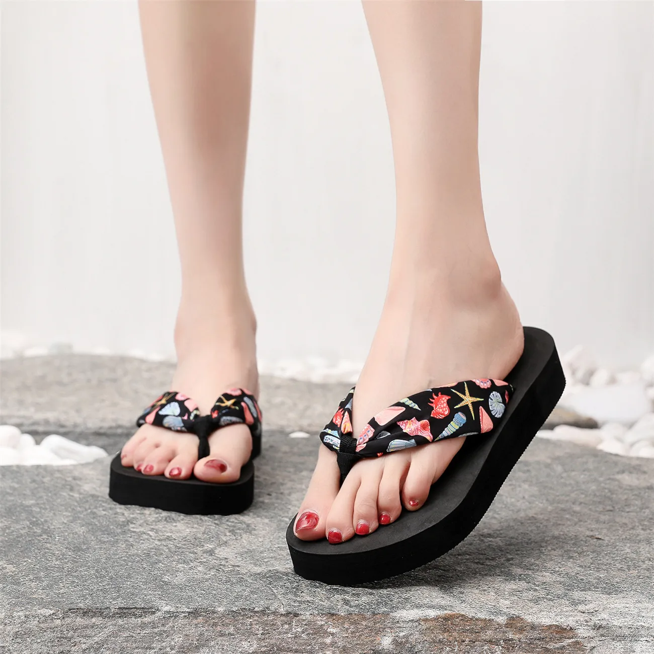 Fashion Women Print Flip-flops Shoes Summer Slippers Outdoor Beach Simple Flip-flops Shoes Indoor House Pantuflas Mujer
Fashion Women Print Flip-flops Shoes Summer Slippers Outdoor Beach Simple Flip-flops Shoes Indoor House Pantuflas Mujer