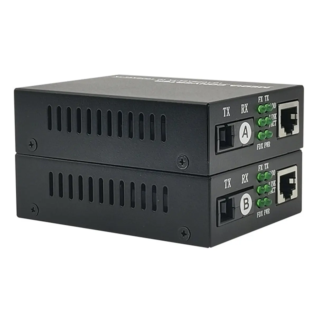 Gigabit Fiber Optical Media Converter 10/100/1000Mbps Single Mode 20Km SC-Port External Power Supply EU Plug
Gigabit Fiber Optical Media Converter 10/100/1000Mbps Single Mode 20Km SC-Port External Power Supply EU Plug