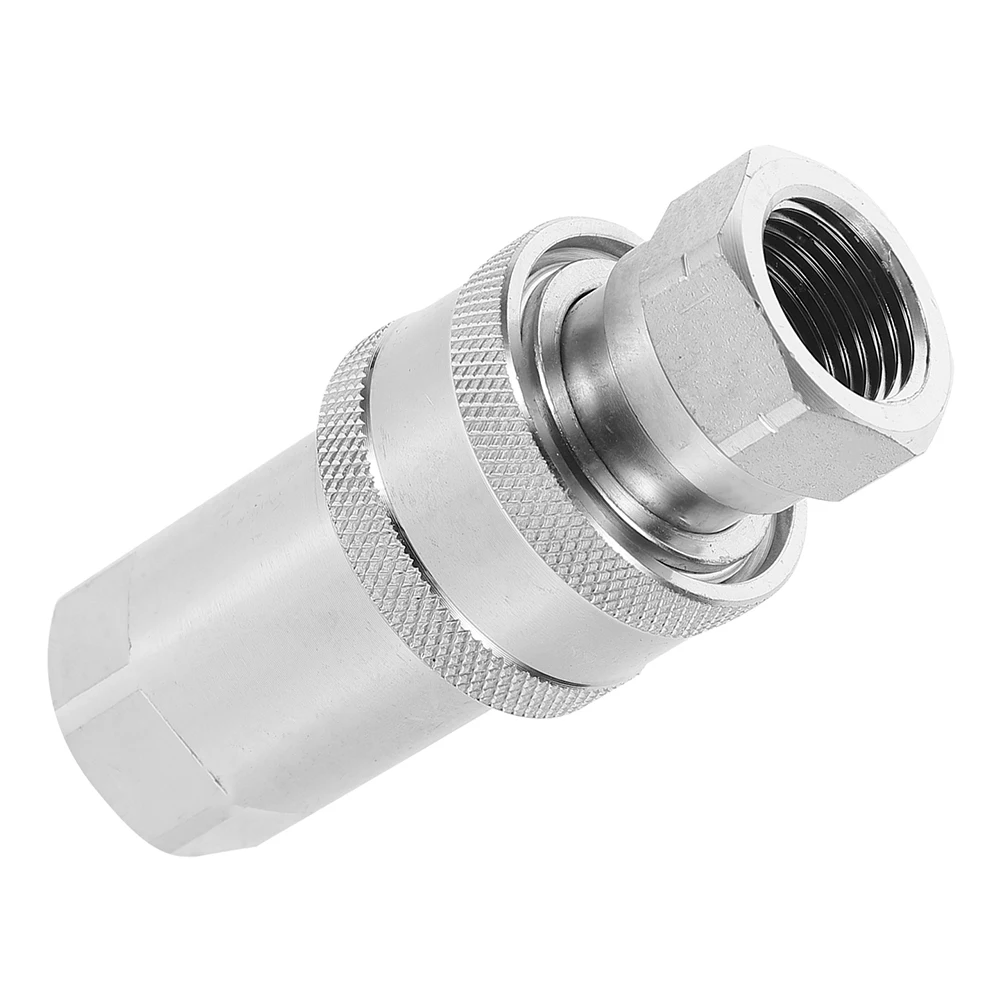 Hydraulic Quick Connector Coupler Silver Dust Caps Fittings Smooth Surface Easy Clean Oil Pipe Connections Hydraulic Systems
Hydraulic Quick Connector Coupler Silver Dust Caps Fittings Smooth Surface Easy Clean Oil Pipe Connections Hydraulic Systems