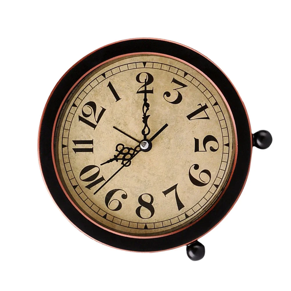 Retro Alarm Clock Vintage Decorative Tabletop Clock Bedside Mute Clock Desktop Clock Home Decor Elegant Bedroom Clock Clear Time
Retro Alarm Clock Vintage Decorative Tabletop Clock Bedside Mute Clock Desktop Clock Home Decor Elegant Bedroom Clock Clear Time