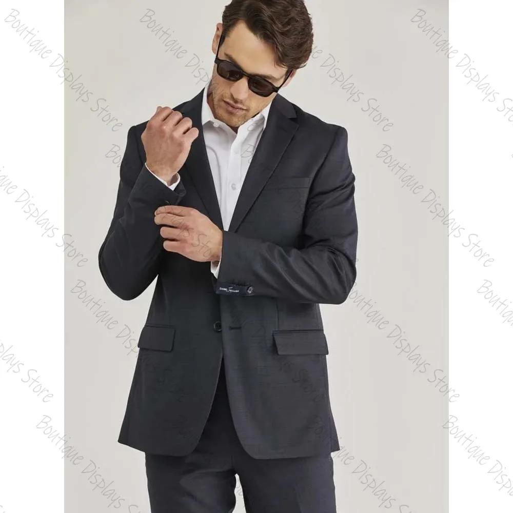 Handsome Black Men's Suit Two Pieces(Jacket+Pants) Set High Quality Wedding Party Formal Occasion Male Clothing
Handsome Black Men's Suit Two Pieces(Jacket+Pants) Set High Quality Wedding Party Formal Occasion Male Clothing