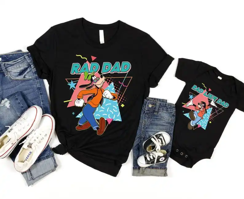 Рубашка Goofy And Max Goofy Rad Dad And Rad Like Dad Толстовка для папы и сына Рубашки Disney World Футболка на день отца
Рубашка Goofy And Max Goofy Rad Dad And Rad Like Dad Толстовка для папы и сына Рубашки Disney World Футболка на день отца