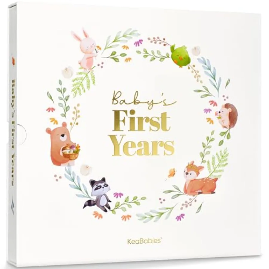 Keepsake Baby Memory Book Girl Boy - Beautiful First 5 Year Journal Book 100 Pages Newborn Milestone Scrapbook From Pregnancy t
Keepsake Baby Memory Book Girl Boy - Beautiful First 5 Year Journal Book 100 Pages Newborn Milestone Scrapbook From Pregnancy t