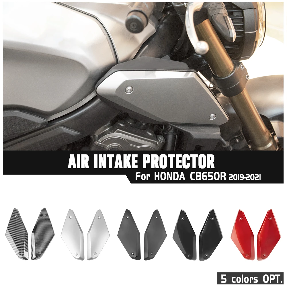 Air Intake Dust Cover for Honda CB650R 2019-2023 Motorcycle Side Deflectors Side Leg Fairing Decorate Wind Deflector Shield
Air Intake Dust Cover for Honda CB650R 2019-2023 Motorcycle Side Deflectors Side Leg Fairing Decorate Wind Deflector Shield