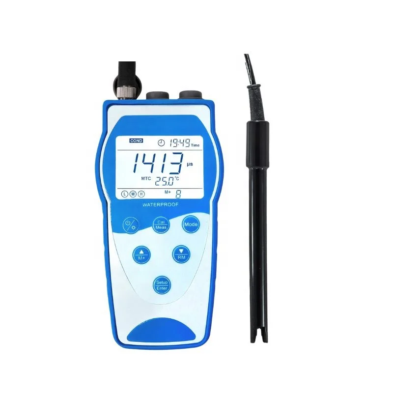 Professional Portable TDS/EC/Salinity/Specific Resistivity Meter Kit With GLP Data Output Benchtop Conductivity Meter Design
Professional Portable TDS/EC/Salinity/Specific Resistivity Meter Kit With GLP Data Output Benchtop Conductivity Meter Design