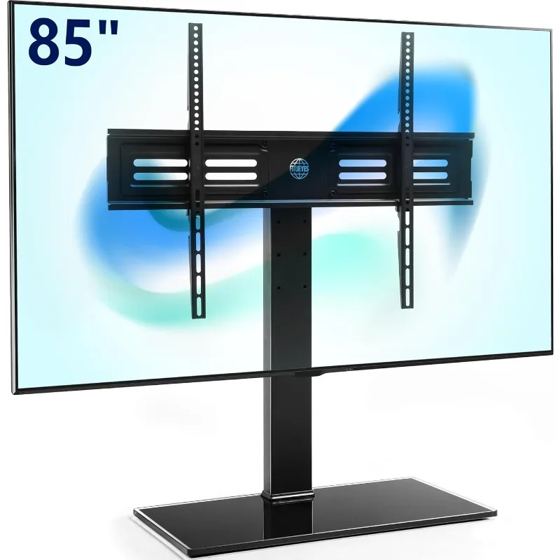 Universal TV Stand with Swivel Mount for 50-85 inch Flat Screens - Height Adjustable Tempered Glass Base Holds up to 14
Universal TV Stand with Swivel Mount for 50-85 inch Flat Screens - Height Adjustable Tempered Glass Base Holds up to 14