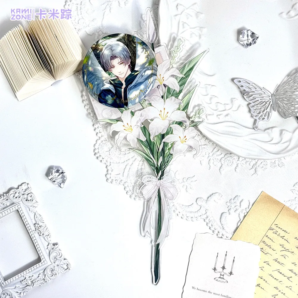 Floral Language Lily Acrylic Photo Stick, Badge Display Stand for Idol Fan Merch, Anime Convention Prop for Pins & Buttons
Floral Language Lily Acrylic Photo Stick, Badge Display Stand for Idol Fan Merch, Anime Convention Prop for Pins & Buttons
