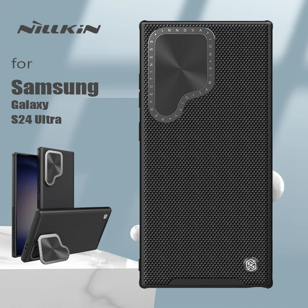 Чехол NILLKIN для Samsung Galaxy S24 Ultra 5G, текстурированные Чехлы для линз, полная защита камеры, мягкая рамка, задняя крышка
Чехол NILLKIN для Samsung Galaxy S24 Ultra 5G, текстурированные Чехлы для линз, полная защита камеры, мягкая рамка, задняя крышка