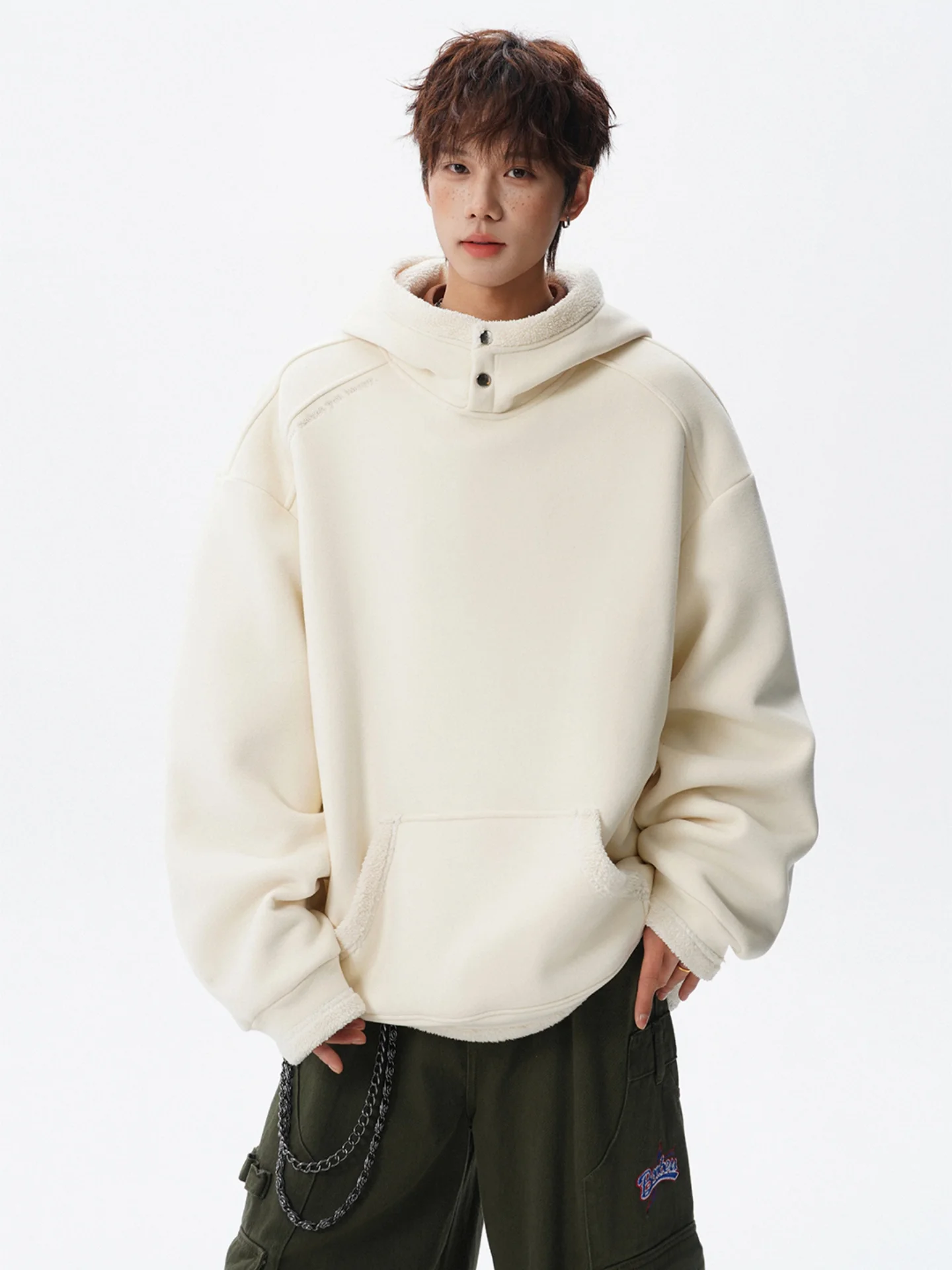 Lamb Velvet Hoodie Men's Winter Thiened Fce Lined Hooded Jaet American Sle Heavy Cleanfit Top Casual Sweatirt
Lamb Velvet Hoodie Men's Winter Thiened Fce Lined Hooded Jaet American Sle Heavy Cleanfit Top Casual Sweatirt
