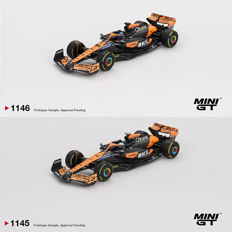 MINIGT 1/64 McLaren MCL38 #81 Oscar Piastri #4 Lando Norris 2024 F1 Cars Alloy Diecast Metal Model Kids Toys Boys
MINIGT 1/64 McLaren MCL38 #81 Oscar Piastri #4 Lando Norris 2024 F1 Cars Alloy Diecast Metal Model Kids Toys Boys