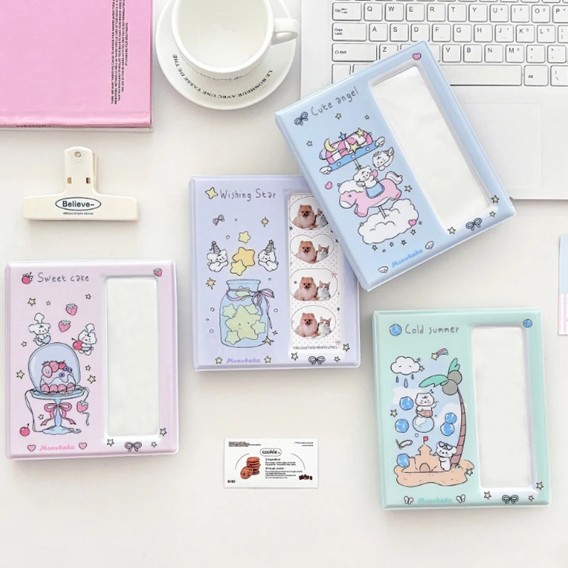 Милый мультяшный мини-фотоальбом на 4 кармана для K-pop фотокарточек и наклеек для фотобудки
Милый мультяшный мини-фотоальбом на 4 кармана для K-pop фотокарточек и наклеек для фотобудки