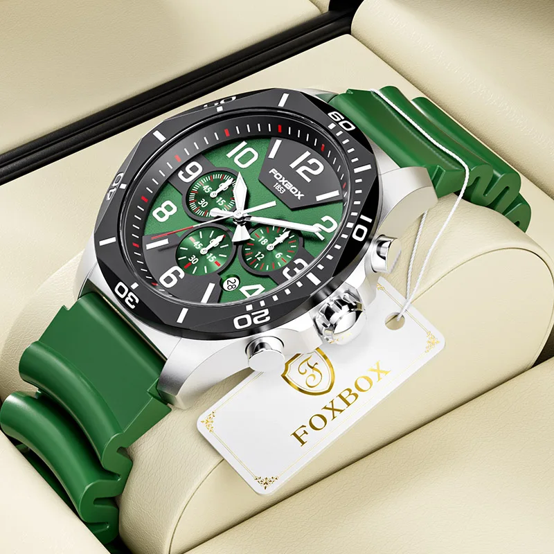 LIGE Brand FOXBOX Quartz Men Watch Silicone Fshion Luxury 30M Waterproof Luminous Watch For Men Casual Sports Man Wristwatch+Box
LIGE Brand FOXBOX Quartz Men Watch Silicone Fshion Luxury 30M Waterproof Luminous Watch For Men Casual Sports Man Wristwatch+Box