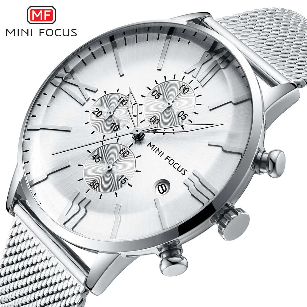 Mens Fashion Sports Watches Men Business Casual Quartz Wrist Watch Luxury Silvery Mesh Belt Watch
Mens Fashion Sports Watches Men Business Casual Quartz Wrist Watch Luxury Silvery Mesh Belt Watch