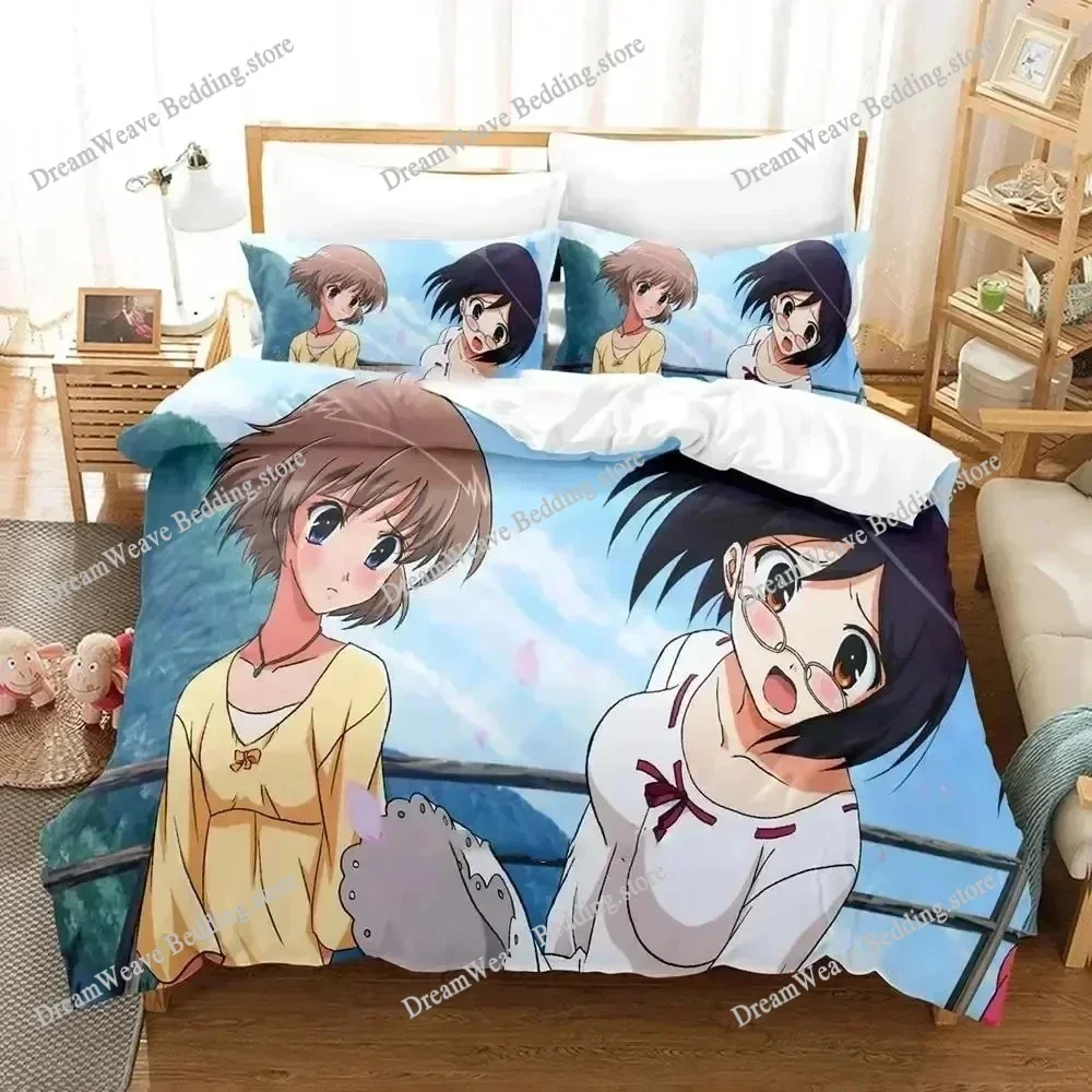 Myself Yourself Luxury Bedding Set Japan Anime Cartoon Duvet Cover Set Comforter Bedspread Twin Single Size Printed Home Textile
Myself Yourself Luxury Bedding Set Japan Anime Cartoon Duvet Cover Set Comforter Bedspread Twin Single Size Printed Home Textile