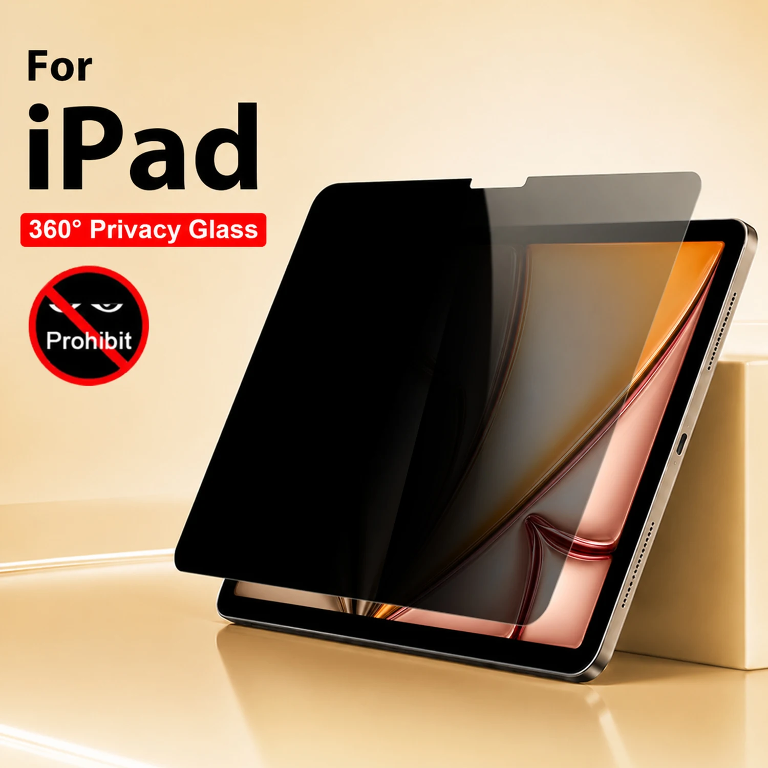360° Privacy Screen Protector For iPad Air 11 M3 M4 2026 4 5 A16 Pro 13 M5 12.9 10th 9th Generation Mini 6 7 Tempered Glass Film
360° Privacy Screen Protector For iPad Air 11 M3 M4 2026 4 5 A16 Pro 13 M5 12.9 10th 9th Generation Mini 6 7 Tempered Glass Film
