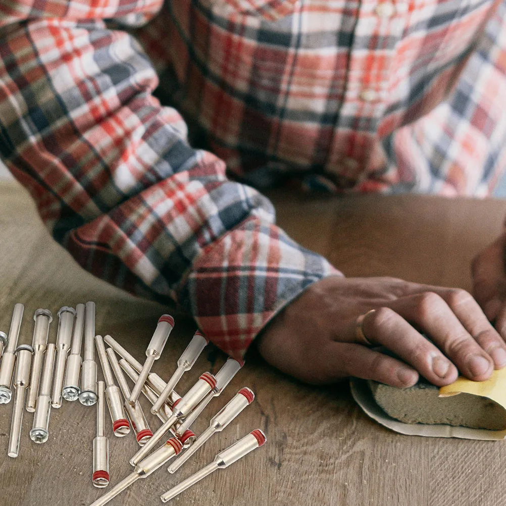 40pcs Screw Mandrel Cut-Off Wheel Holder Set Silver Alloy Screw Mandrel Parts Durable Corrosion Resistant Grinding Accessories
40pcs Screw Mandrel Cut-Off Wheel Holder Set Silver Alloy Screw Mandrel Parts Durable Corrosion Resistant Grinding Accessories