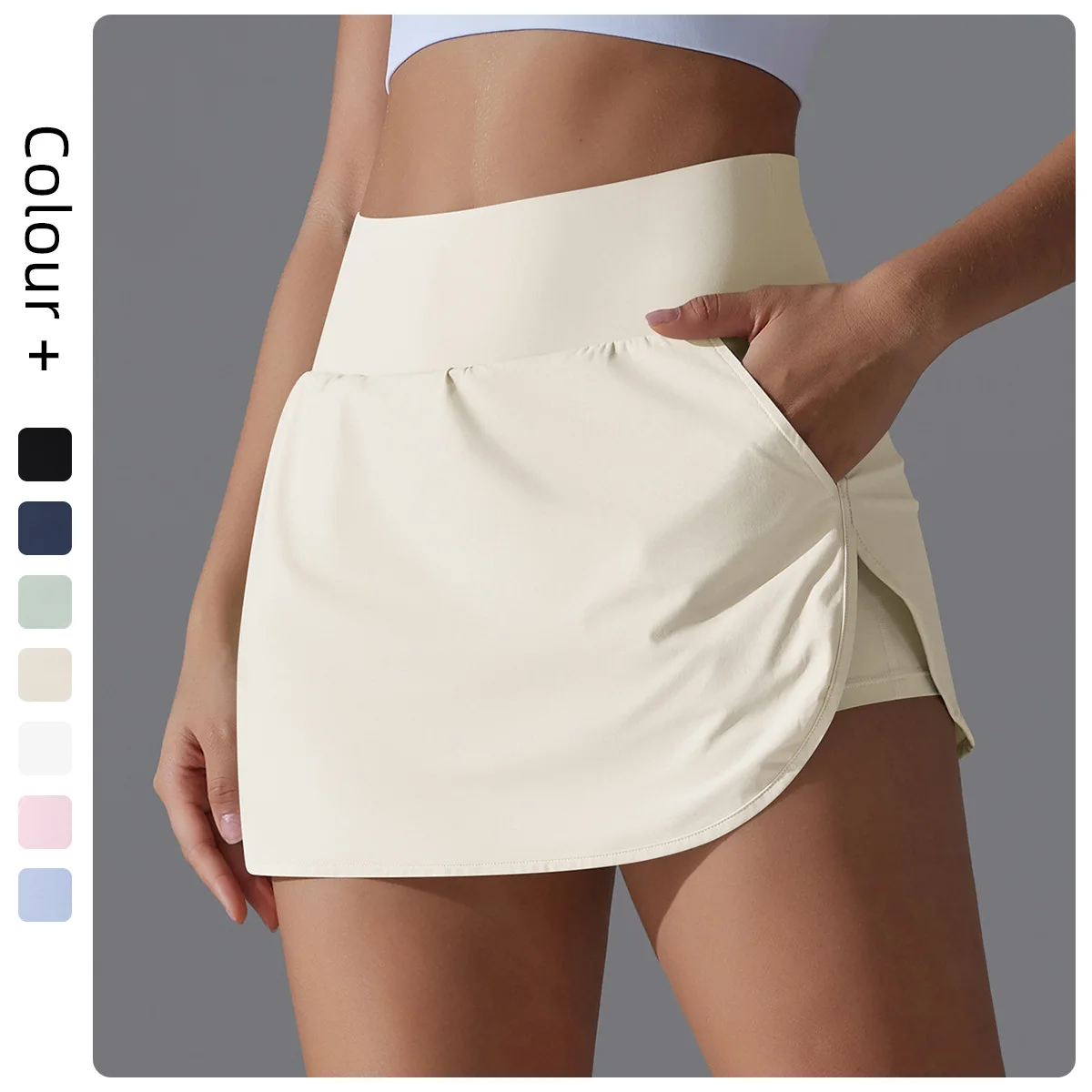 High Waist Pleated Workout Active Breathable Golf Skirt Casual Yoga Fitness Tennis Shorts With Pockets
High Waist Pleated Workout Active Breathable Golf Skirt Casual Yoga Fitness Tennis Shorts With Pockets