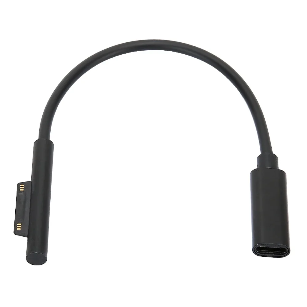 15V PC Fast Charging Cable 65W Black TypeC Female Cable Fast Charging for for Microsoft Surface Pro 3/4/5/6
15V PC Fast Charging Cable 65W Black TypeC Female Cable Fast Charging for for Microsoft Surface Pro 3/4/5/6