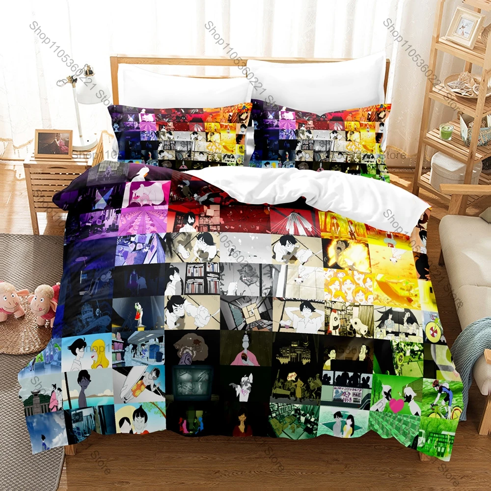 The Tatami Galaxy Anime 3PCS Bedding Set Duvet Cover+2 Pillowcases Soft Polyester Bed Linens For Anime Fans Bedroom Decor Gift
The Tatami Galaxy Anime 3PCS Bedding Set Duvet Cover+2 Pillowcases Soft Polyester Bed Linens For Anime Fans Bedroom Decor Gift