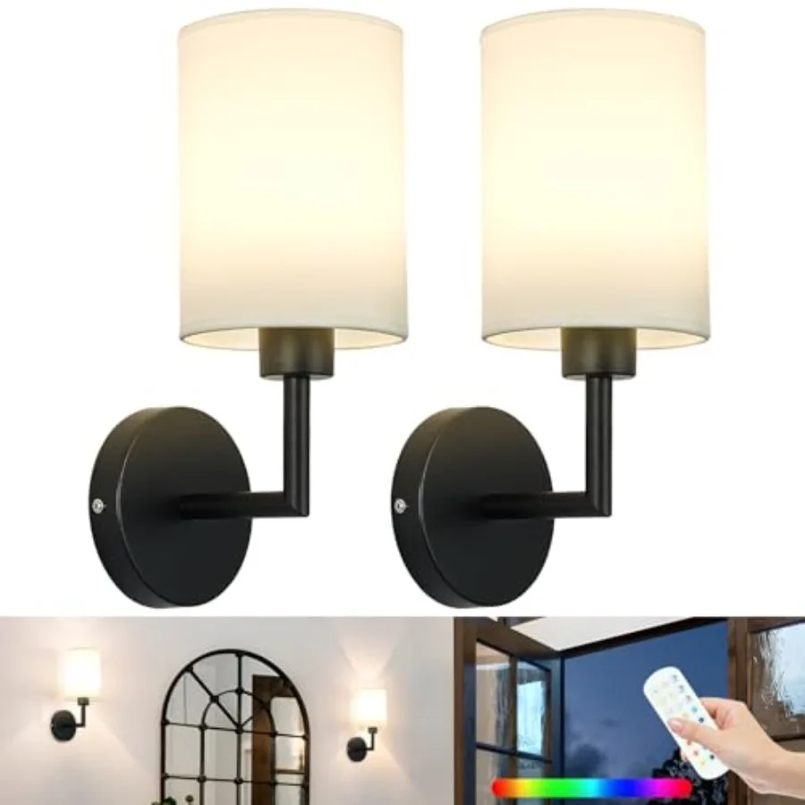 Battery Operated e Set of Two, Dimmable Cordless es, 12 Colors Rechargeable Wall Lights, Wall Lamps for Bedroom, Living Room
Battery Operated e Set of Two, Dimmable Cordless es, 12 Colors Rechargeable Wall Lights, Wall Lamps for Bedroom, Living Room