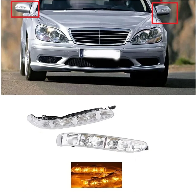 A2208200521 A2208200621 Mirror Turn Signal Light Blinker Lamp for Mercedes-Benz W220 W215 S CL Class CL500 2003-2006 S500 S600
A2208200521 A2208200621 Mirror Turn Signal Light Blinker Lamp for Mercedes-Benz W220 W215 S CL Class CL500 2003-2006 S500 S600