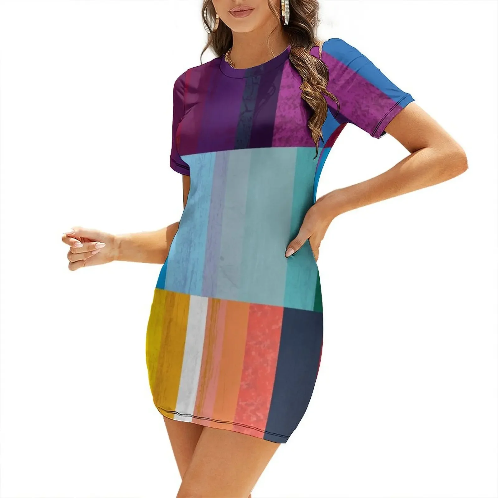 Stripes Short-Sleeved Dress ladies dresses for women 2026 Woman fashion Women's summer dresses
Stripes Short-Sleeved Dress ladies dresses for women 2026 Woman fashion Women's summer dresses