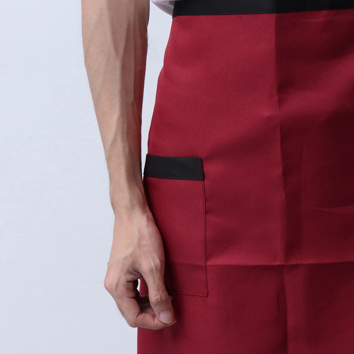 Short Waist For Men Women Cooking Camping Kitchen Workwear With Pocket Red Unisex Apron Short Kitchen Apron
Short Waist For Men Women Cooking Camping Kitchen Workwear With Pocket Red Unisex Apron Short Kitchen Apron