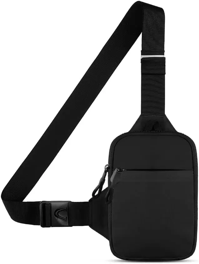 Mini Crossbody Sling Bag - Water-Resistant Dual Pocket Chest Pack - Lightweight Fanny Pack for Running, Travel & Everyday Workou
Mini Crossbody Sling Bag - Water-Resistant Dual Pocket Chest Pack - Lightweight Fanny Pack for Running, Travel & Everyday Workou