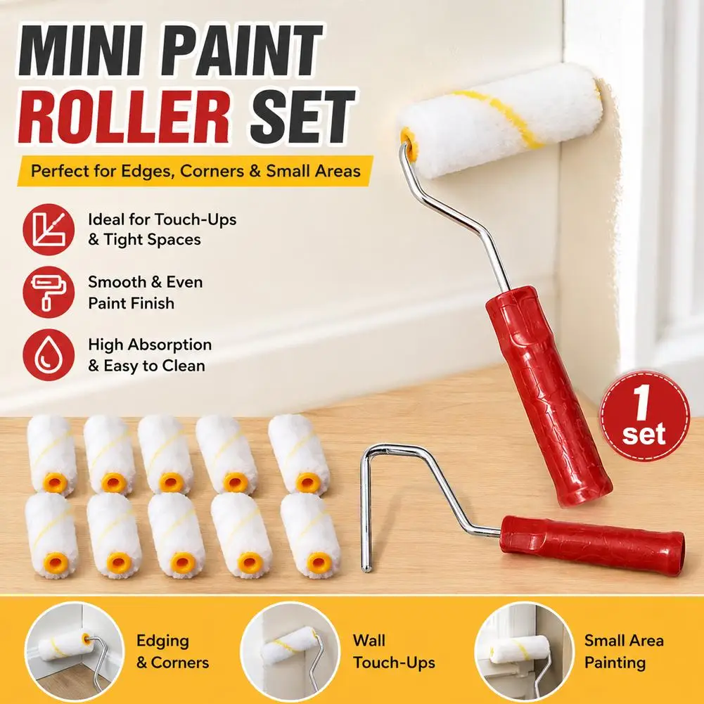Reusable Little Finger Roller Brush for Paint Coating Latex Paint Flower Pulling Hair Core Pulling Tool Thumb Roller Brush
Reusable Little Finger Roller Brush for Paint Coating Latex Paint Flower Pulling Hair Core Pulling Tool Thumb Roller Brush