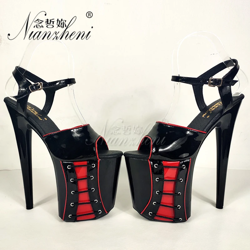 Sexy Exotic 20CM High Heels Platform Sandals for Pole Dancing Stripper Nightclub Gothic Gladiator Queen 8 Inches Heel Real Photo
Sexy Exotic 20CM High Heels Platform Sandals for Pole Dancing Stripper Nightclub Gothic Gladiator Queen 8 Inches Heel Real Photo