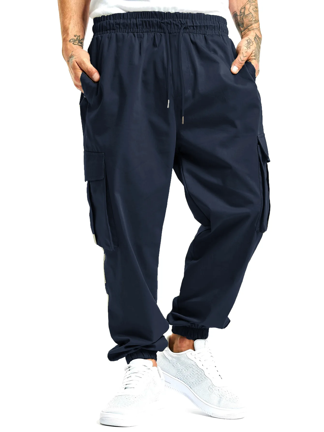 2024 Men's New Spring And Fall Loose Multi-Pocket Drawstring Work Pants Outdoor Washed Vintage High Street Hip-Hop Casual Pants
2024 Men's New Spring And Fall Loose Multi-Pocket Drawstring Work Pants Outdoor Washed Vintage High Street Hip-Hop Casual Pants