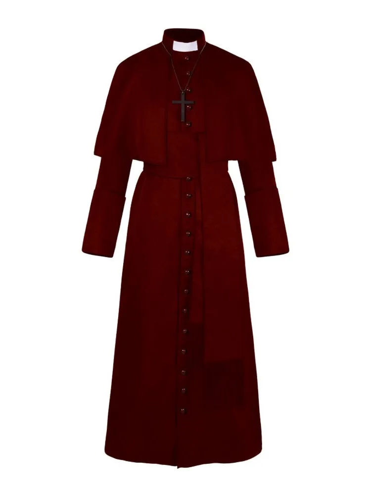 Medieval Priest Cosplay Costumes Long Sleeve Monk Robe Witch Christ Cosplay Carnival Halloween Costumes For Women 2025 Fashion
Medieval Priest Cosplay Costumes Long Sleeve Monk Robe Witch Christ Cosplay Carnival Halloween Costumes For Women 2025 Fashion