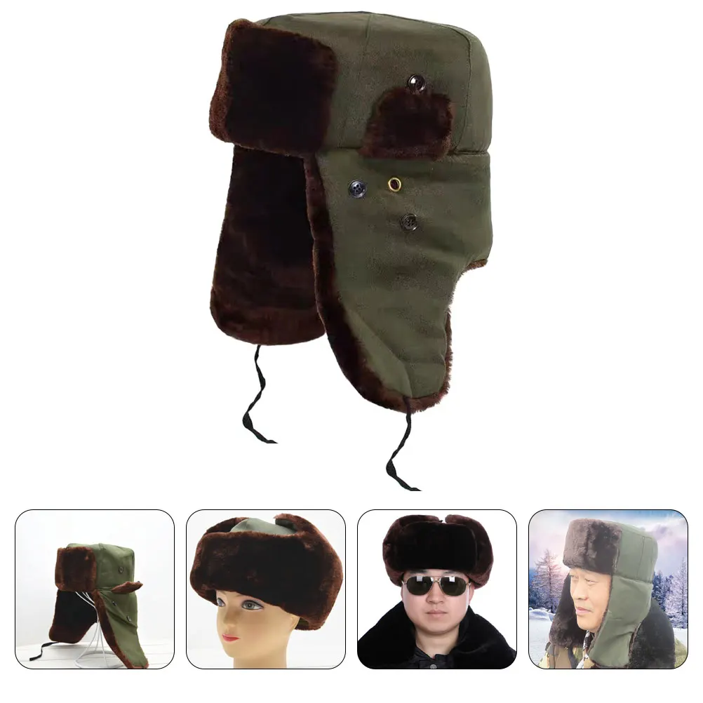 Thick Warm Winter Earflap Cap Pilot Style Windproof Ski Hat For Snowboarding Hiking Camping Anti-Freeze Cotton Hat Gift
Thick Warm Winter Earflap Cap Pilot Style Windproof Ski Hat For Snowboarding Hiking Camping Anti-Freeze Cotton Hat Gift