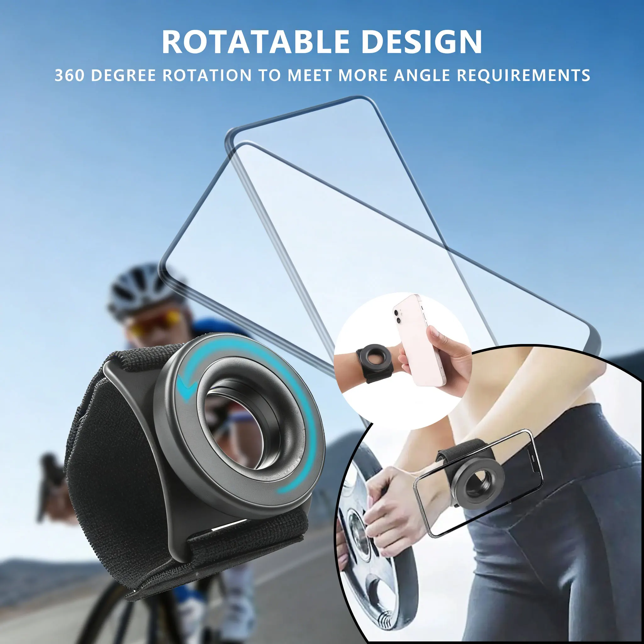 Wrist Strap Magnetic Phone Holder Universal Suitable For Navigation And Sports Easy To Disassemble With Anti Loss Rope
Wrist Strap Magnetic Phone Holder Universal Suitable For Navigation And Sports Easy To Disassemble With Anti Loss Rope