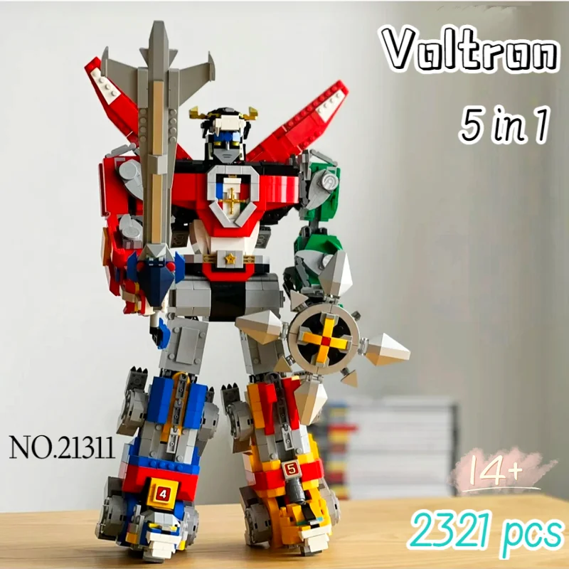 New Arrival 21311 Voltron Deformable Model Toy 5 in 1 Bricks Defender of the Universe Building Blocks Birthday Christmas Gifts
New Arrival 21311 Voltron Deformable Model Toy 5 in 1 Bricks Defender of the Universe Building Blocks Birthday Christmas Gifts