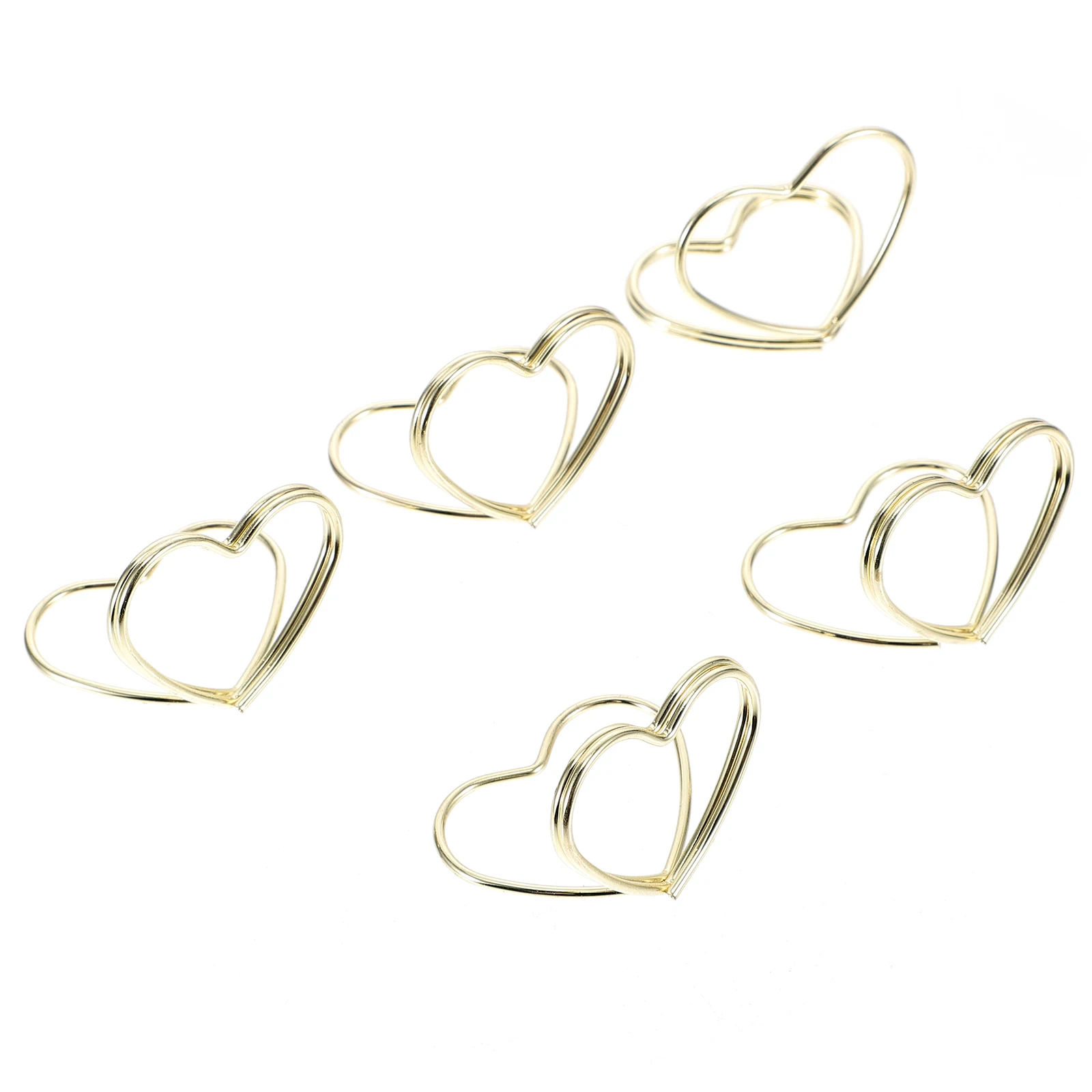 12pcs Heart Shaped Ring Message Holder Note Clip Photo Stand Sturdy Wedding Decor Place Card Menu Accessories Storage
12pcs Heart Shaped Ring Message Holder Note Clip Photo Stand Sturdy Wedding Decor Place Card Menu Accessories Storage