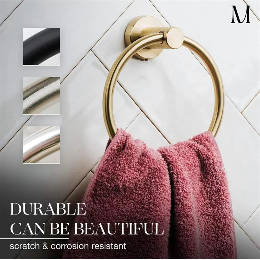 1pc stainless steel towel hanging bathroom circular towel rack hardware pendant wall mounted bathroom towel storage rack
1pc stainless steel towel hanging bathroom circular towel rack hardware pendant wall mounted bathroom towel storage rack