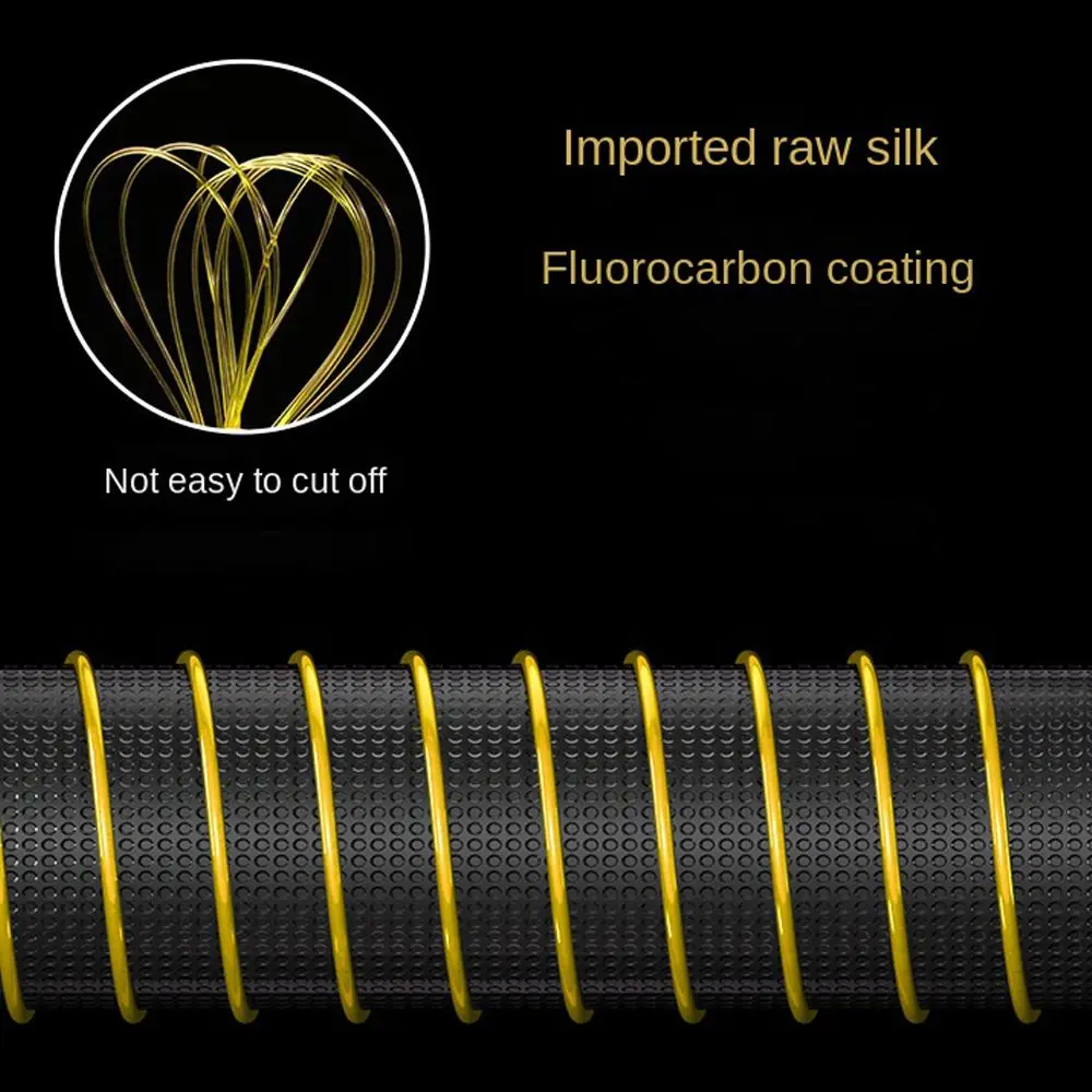 110M Fluorocarbon Coating Nylon Line Fast Sinking Invisible Fishing Monofilament Line Soft Durable Freshwater Fishing Line
110M Fluorocarbon Coating Nylon Line Fast Sinking Invisible Fishing Monofilament Line Soft Durable Freshwater Fishing Line