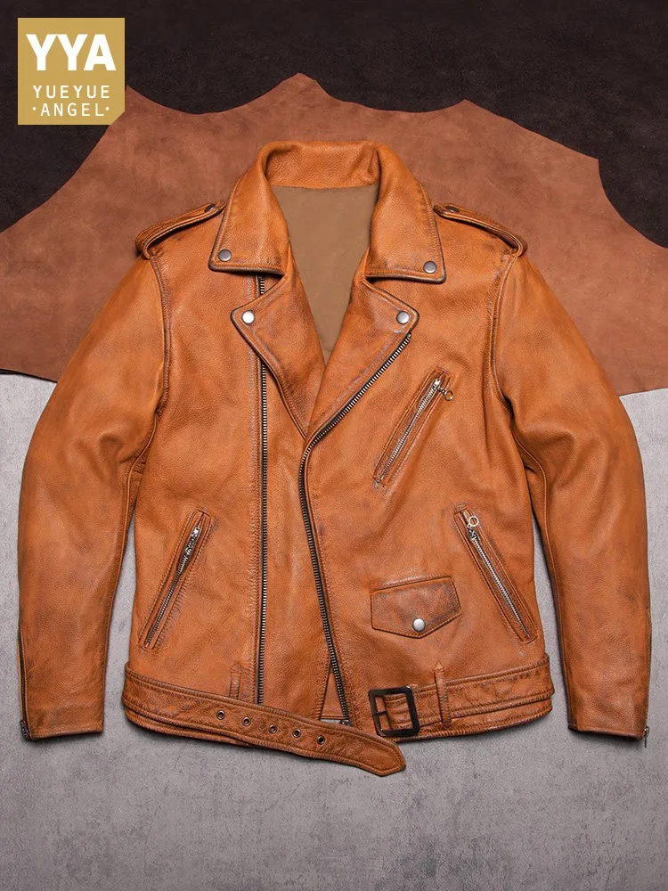 American Style Retro Mens Cowhide Jacket High Quality Male Genuine Leather Lapel Collar Jackets Zipper Warm Coat Windproof Coats
American Style Retro Mens Cowhide Jacket High Quality Male Genuine Leather Lapel Collar Jackets Zipper Warm Coat Windproof Coats