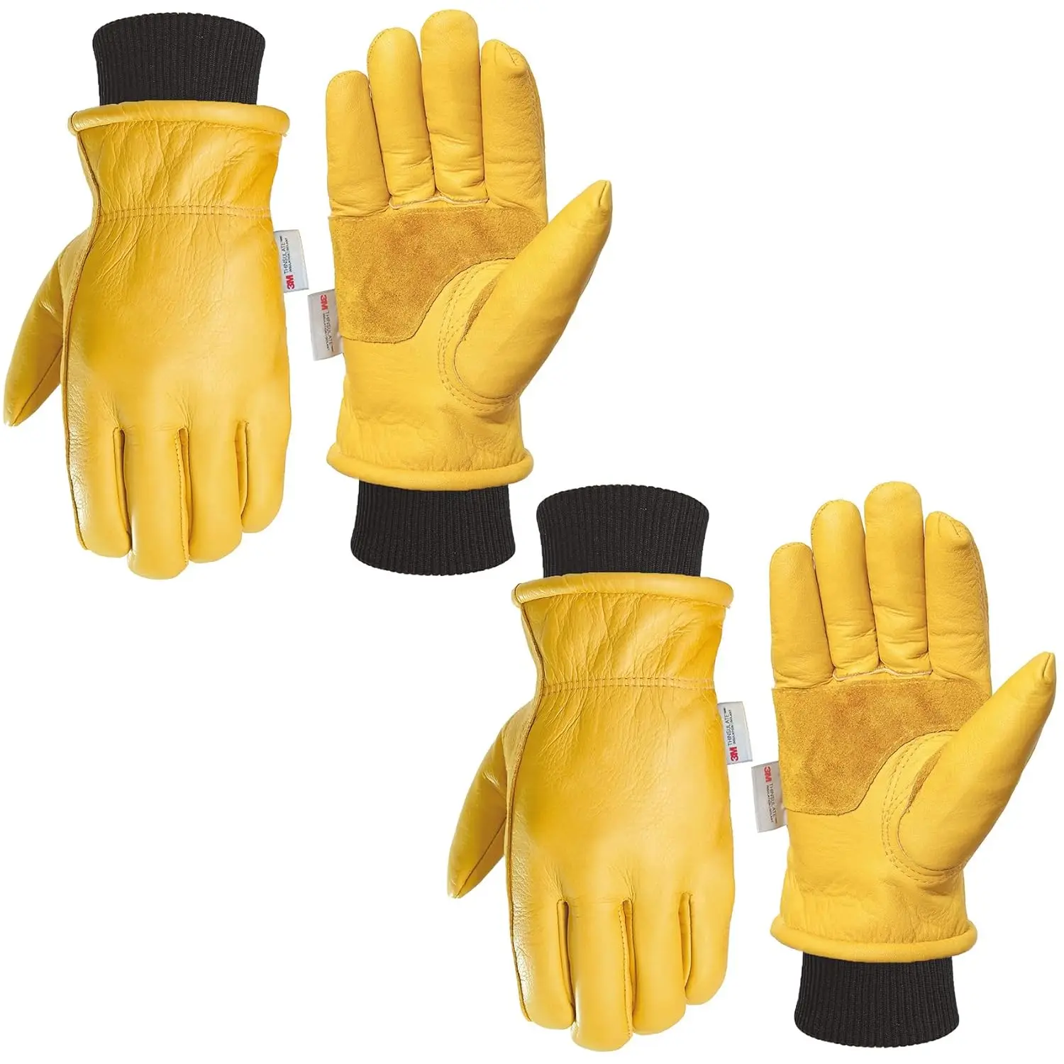 Men's Winter Work Gloves, Water-Resistant Insulated Leather with Warm Lining for Cold Weather, XX-Large Yellow
Men's Winter Work Gloves, Water-Resistant Insulated Leather with Warm Lining for Cold Weather, XX-Large Yellow
