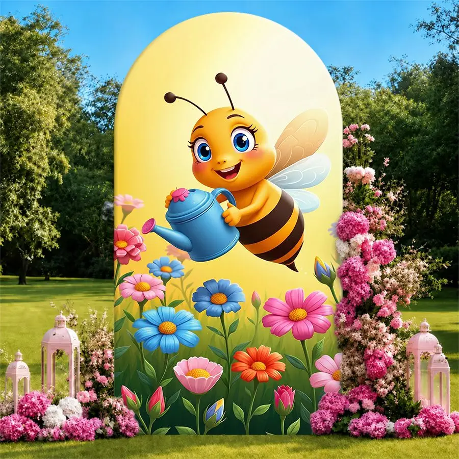 Bee Arch Backdrop Cover Party Backdrop Fabric Cover Birthday Party Baby Shower Photo Wall Background Event Party Decoration
Bee Arch Backdrop Cover Party Backdrop Fabric Cover Birthday Party Baby Shower Photo Wall Background Event Party Decoration