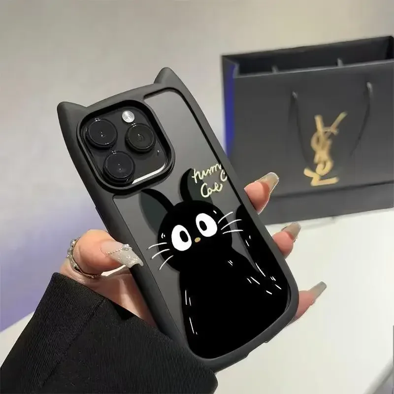 Cartoon Fashion Cat's Ears Case For iPhone 16 15 14 13 12 11 Pro/ Max/Plus shock-proof back cover Soft Cover
Cartoon Fashion Cat's Ears Case For iPhone 16 15 14 13 12 11 Pro/ Max/Plus shock-proof back cover Soft Cover