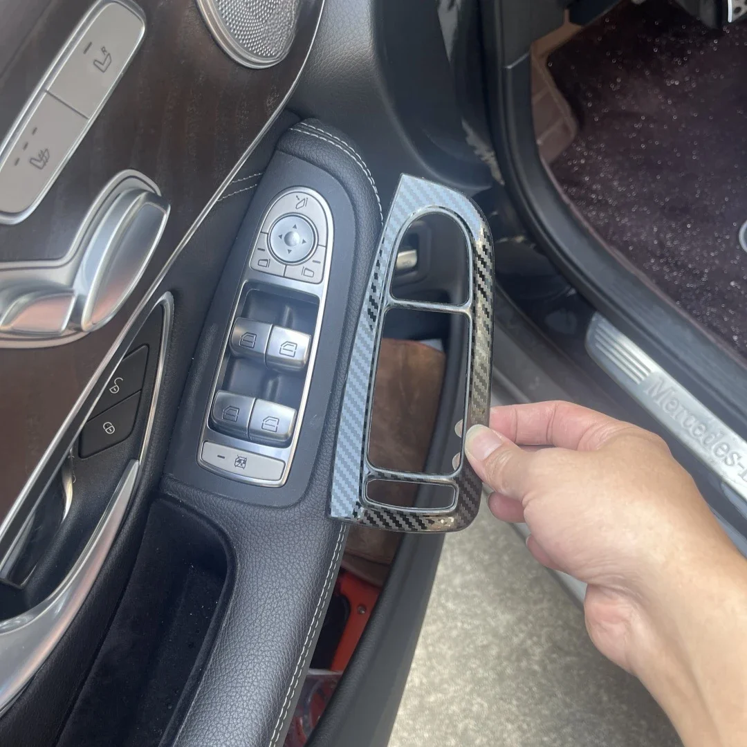 For Mercedes-Benz W205 X253 C-Class GLC interior door armrest window lift switch button panel cover decorative sticker
For Mercedes-Benz W205 X253 C-Class GLC interior door armrest window lift switch button panel cover decorative sticker