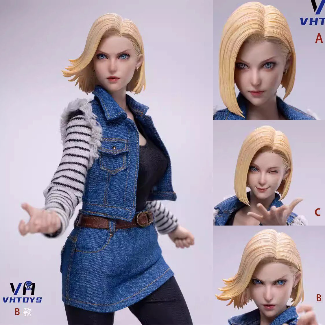 VHTOYS 1/6 Beauty Anime Girl Head Sculpt Movable Eyes Carving Model Fit 12'' Pale Skin TBL Female Soldier Action Figure Body Toy
VHTOYS 1/6 Beauty Anime Girl Head Sculpt Movable Eyes Carving Model Fit 12'' Pale Skin TBL Female Soldier Action Figure Body Toy