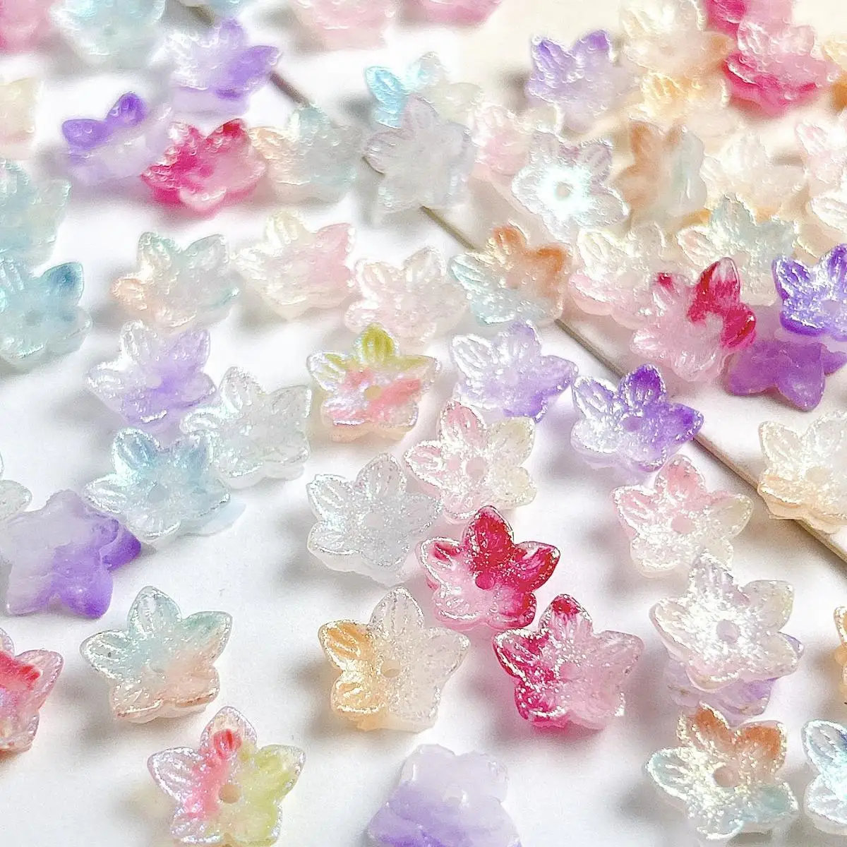 30PCS New Creative Luminous Five-petal Flowers Resin Nail Art Charms 3D Colorful Dreamy Star Blossoms Nail Decorations DIY Nails
30PCS New Creative Luminous Five-petal Flowers Resin Nail Art Charms 3D Colorful Dreamy Star Blossoms Nail Decorations DIY Nails