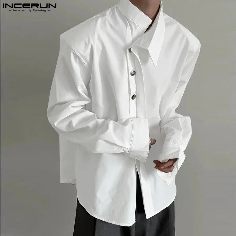 2025 Men Shirt Solid Color Lapel Long Sleeve Button Streetwear Casual Men Clothing Oversize Korean Style Male Shirts INCERUN
2025 Men Shirt Solid Color Lapel Long Sleeve Button Streetwear Casual Men Clothing Oversize Korean Style Male Shirts INCERUN
