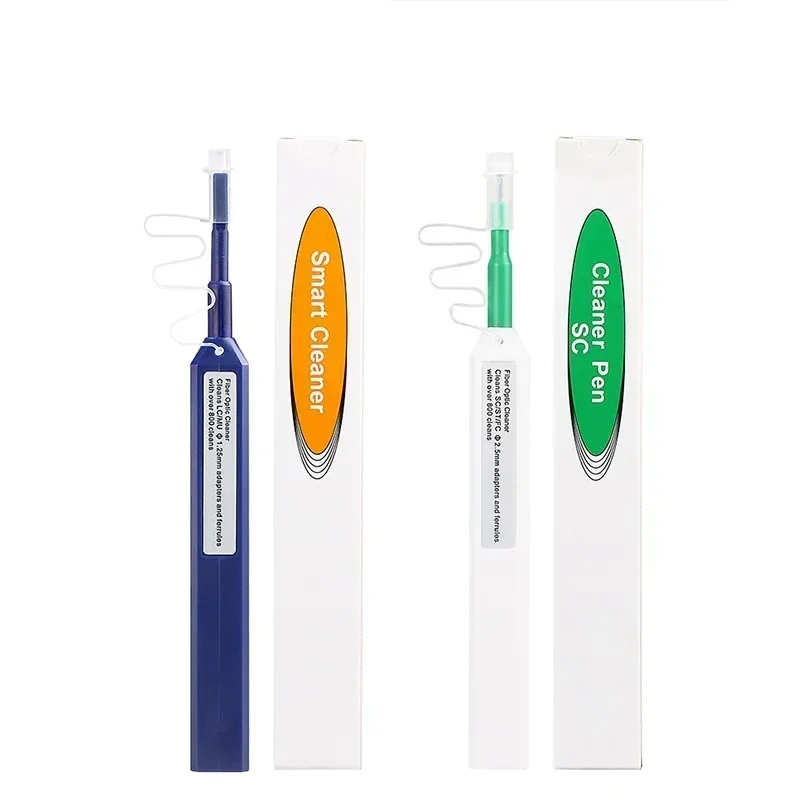 NEW Fiber Connector Cleaning Tools 800 times LC SC FC 1.25 2.5mm Fiber Cleaner Pen Stick Kit for Optical Adapter,2 pcs
NEW Fiber Connector Cleaning Tools 800 times LC SC FC 1.25 2.5mm Fiber Cleaner Pen Stick Kit for Optical Adapter,2 pcs